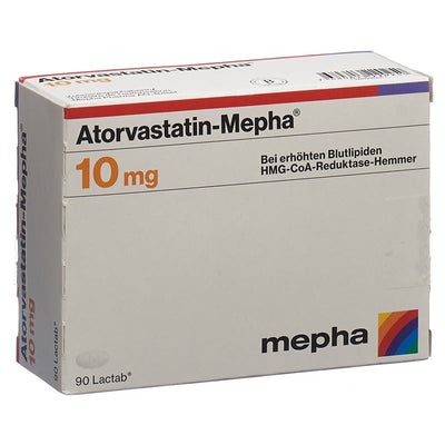 ATORVASTATIN Mepha Lactab 10 mg 90 Stk