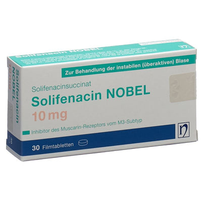 SOLIFENACIN NOBEL Filmtabl 10 mg 30 Stk