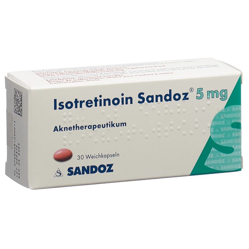 ISOTRETINOIN Sandoz Solucaps 5 mg 30 Stk