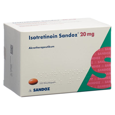 ISOTRETINOIN Sandoz Solucaps 20 mg 100 Stk