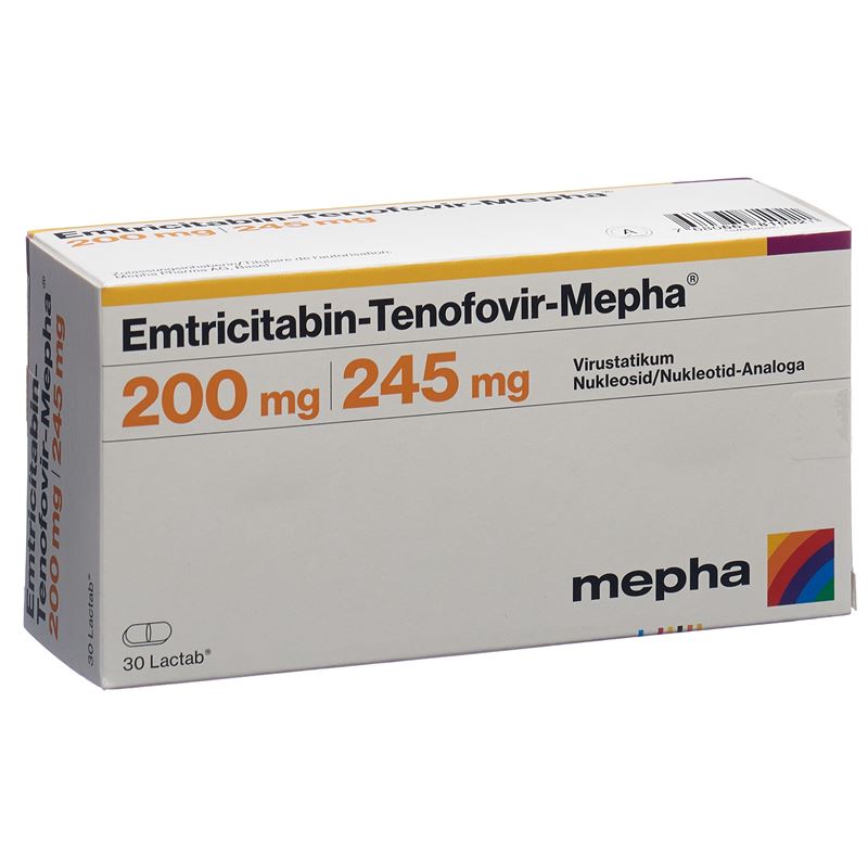 EMTRICITABIN TENOF. Mepha 200/245 mg 30 Stk