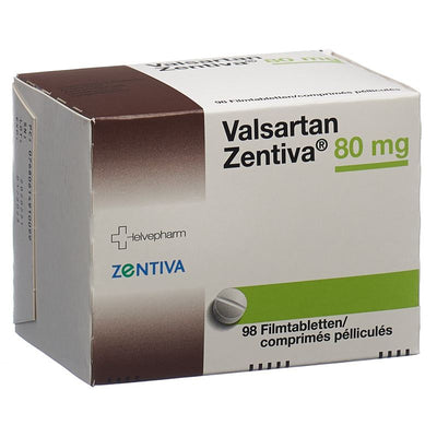 VALSARTAN Zentiva Filmtabl 80 mg 98 Stk