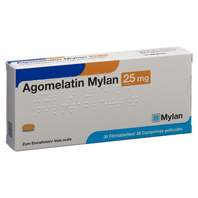 AGOMELATIN Mylan Filmtabl 25 mg 28 Stk