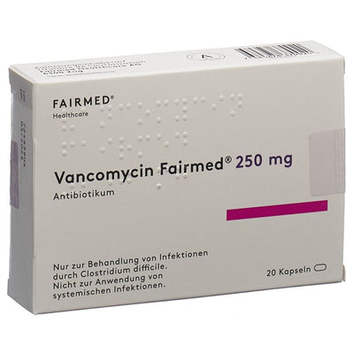 VANCOMYCIN Fairmed Kaps 250 mg 20 Stk