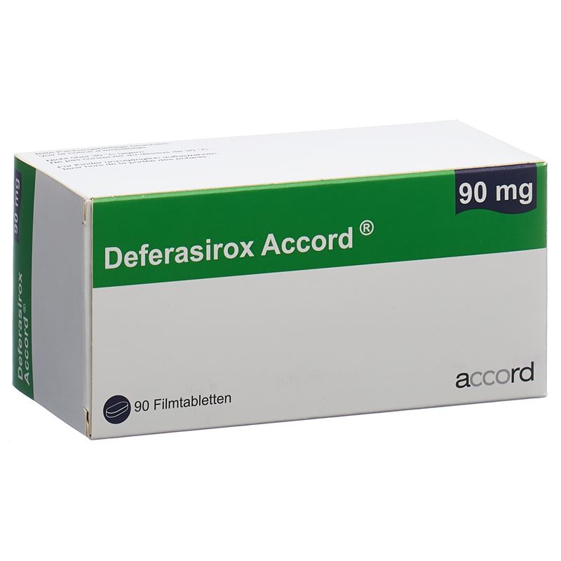 DEFERASIROX Accord Filmtabl 90 mg 90 Stk