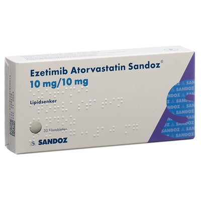 EZETIMIB Atorvast Sandoz Filmtabl 10/10mg 30 Stk