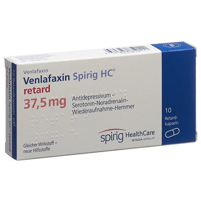 VENLAFAXIN Spirig HC Ret Kaps 37.5 mg 10 Stk