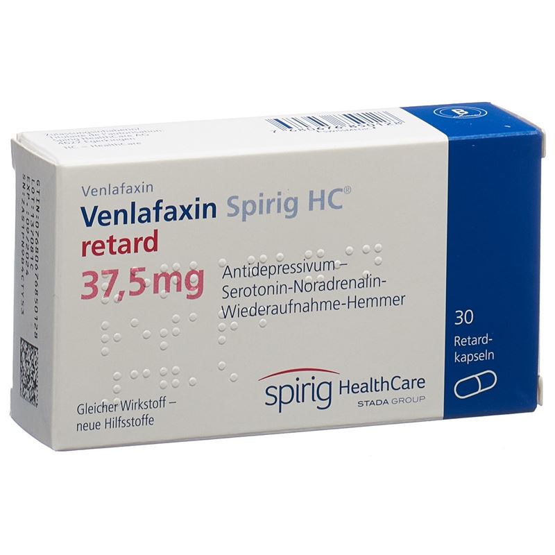 VENLAFAXIN Spirig HC Ret Kaps 37.5 mg 30 Stk