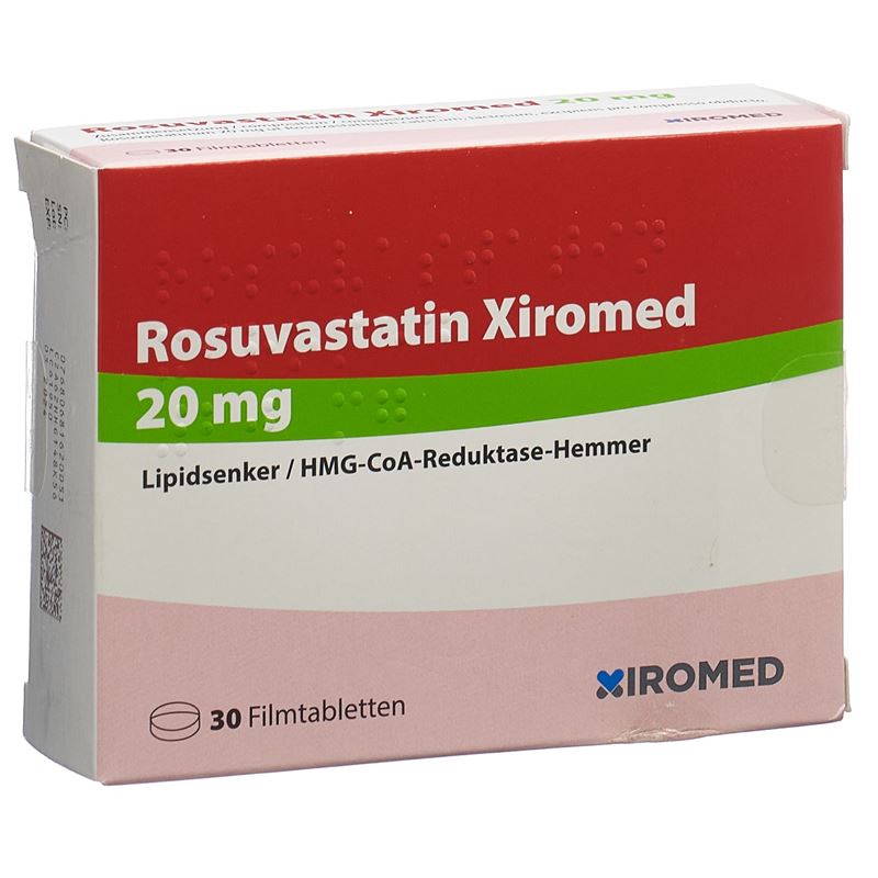 ROSUVASTATIN Xiromed Filmtabl 20 mg 30 Stk