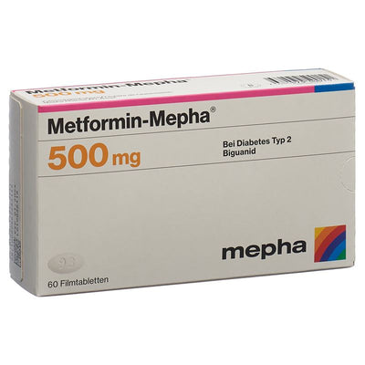 METFORMIN Mepha Filmtabl 500 mg 60 Stk