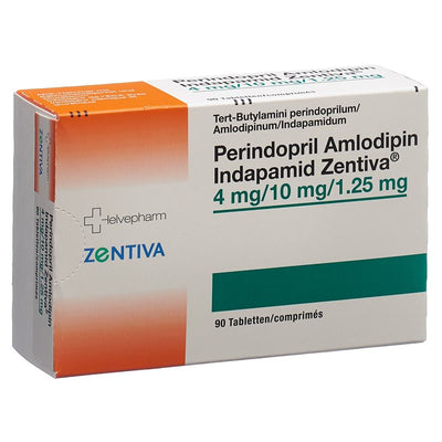 PERINDO AMLO INDAP Zentiva Tabl 4/10/1.25mg 90 Stk