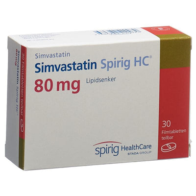 SIMVASTATIN Spirig HC Filmtabl 80 mg 30 Stk