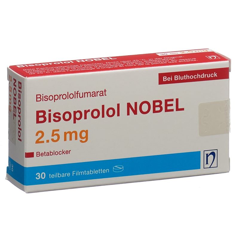 BISOPROLOL NOBEL Filmtabl 2.5 mg 30 Stk