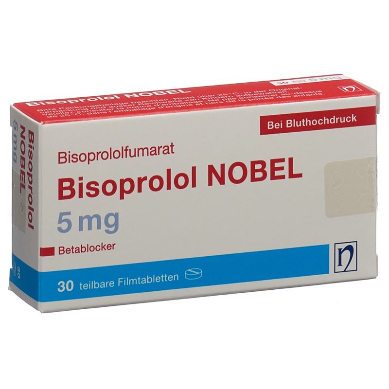 BISOPROLOL NOBEL Filmtabl 5 mg 30 Stk