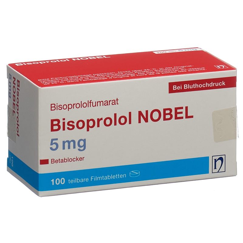 BISOPROLOL NOBEL Filmtabl 5 mg 100 Stk