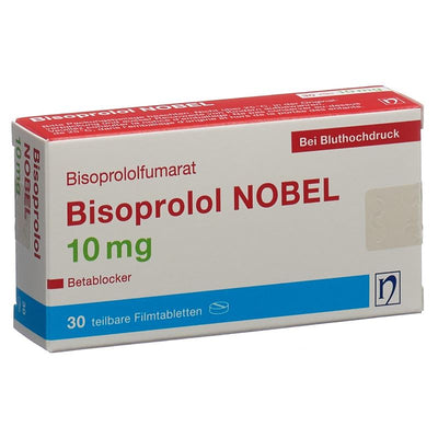 BISOPROLOL NOBEL Filmtabl 10 mg 30 Stk