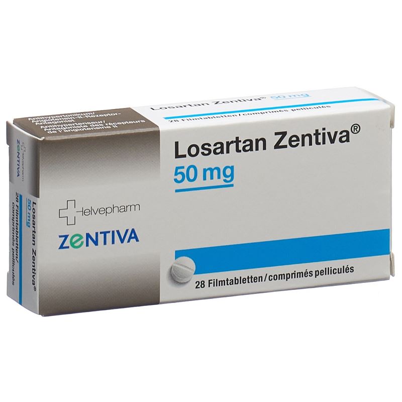 LOSARTAN Zentiva Filmtabl 50 mg 28 Stk