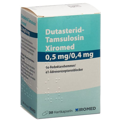 DUTASTERID Tamsulosin Xiromed 0.5/0.4mg 30 Stk