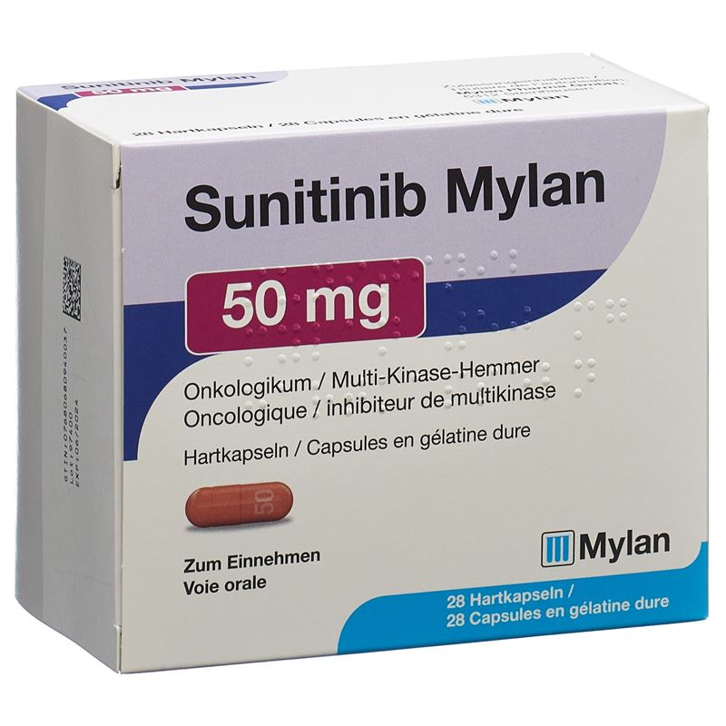 SUNITINIB Mylan Kaps 50 mg 28 Stk