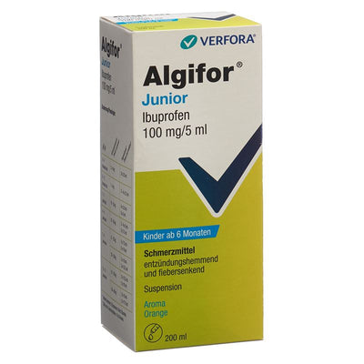 ALGIFOR Junior 100 mg/5ml mit Dosierspr Fl 200 ml