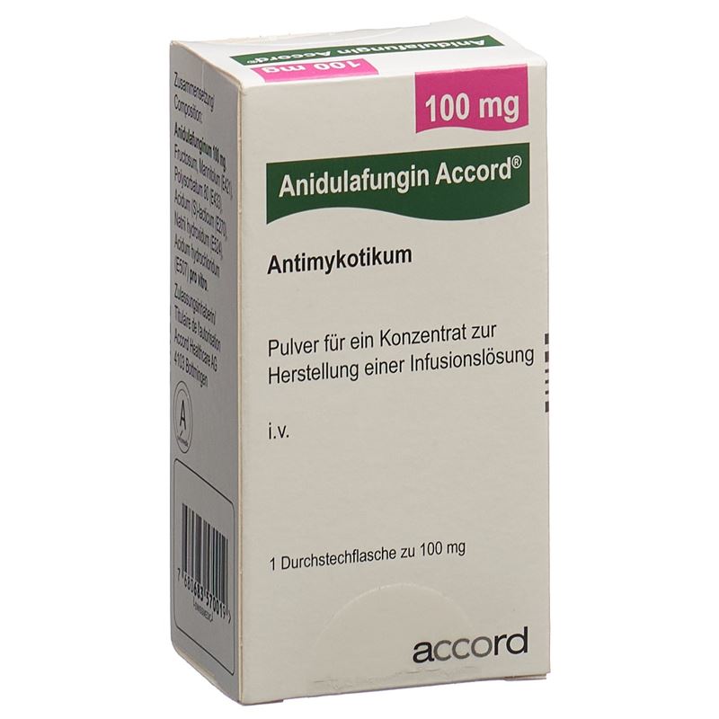 ANIDULAFUNGIN Accord Trockensub 100 mg Durchstf