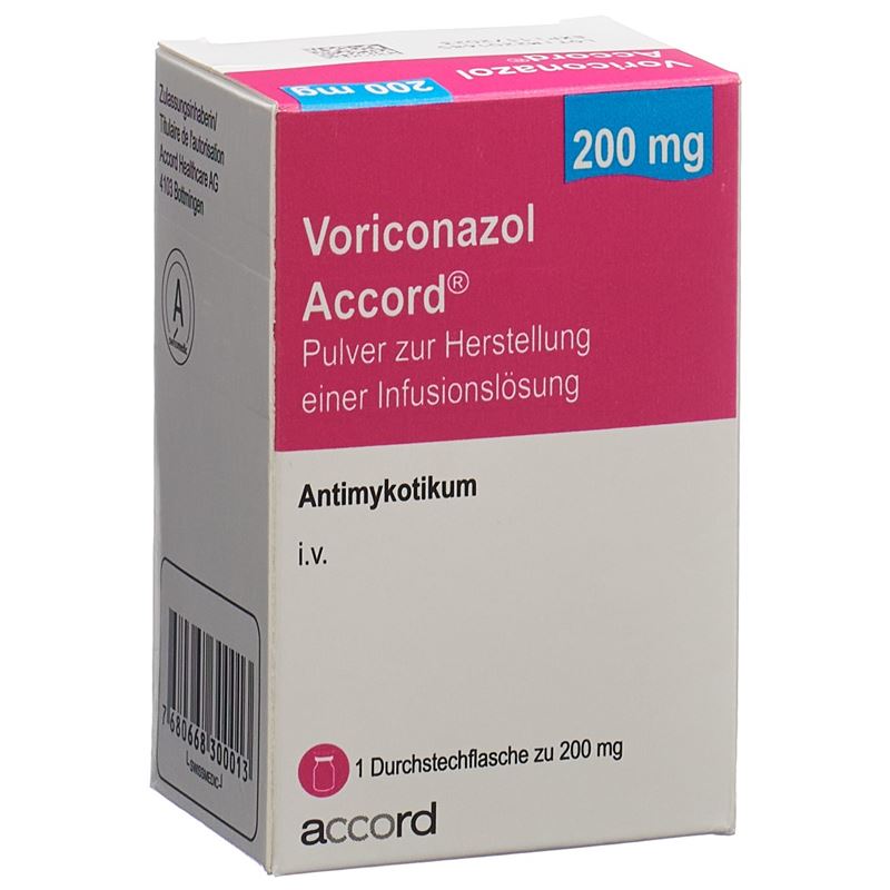 VORICONAZOL Accord Trockensub 200 mg Durchstf