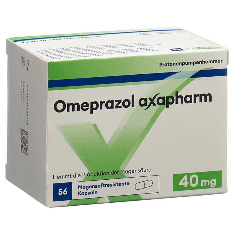 OMEPRAZOL axapharm Kaps 40 mg 56 Stk