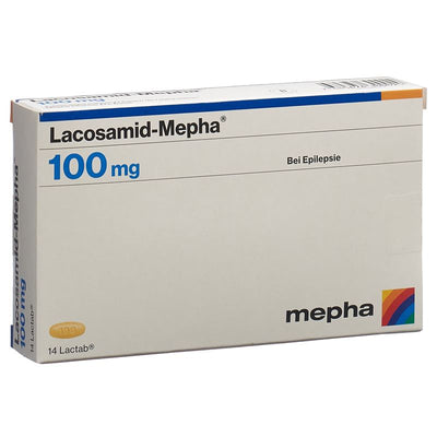 LACOSAMID Mepha Lactab 100 mg 14 Stk