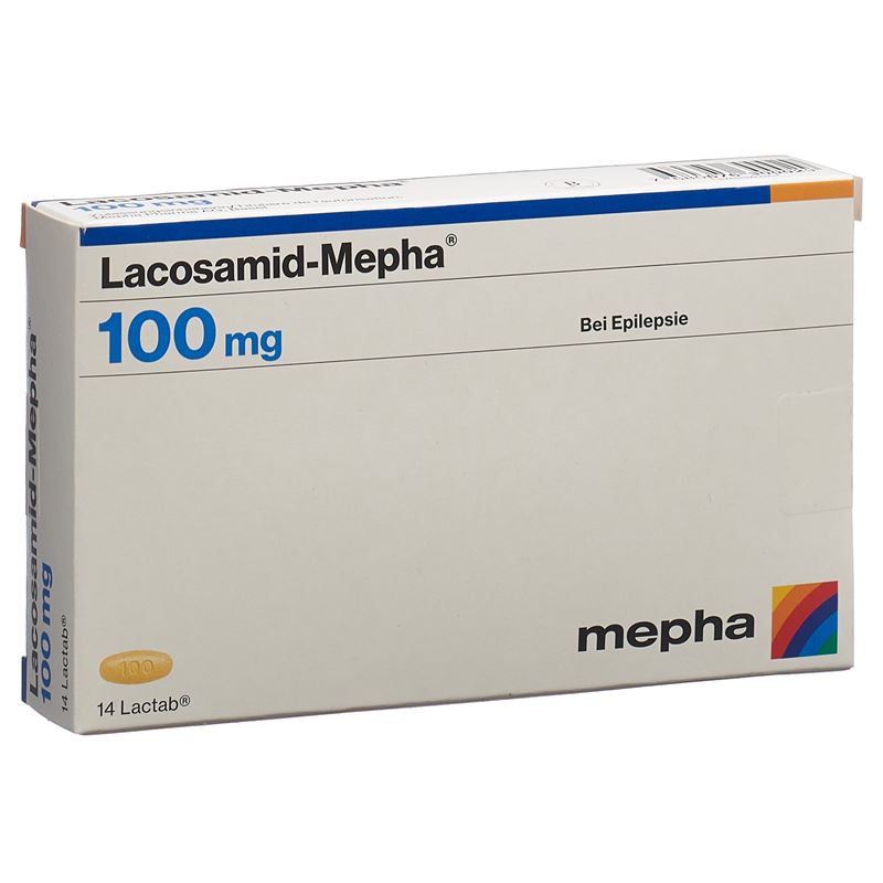 LACOSAMID Mepha Lactab 100 mg 14 Stk