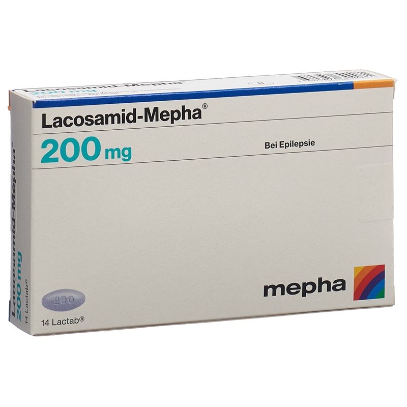 LACOSAMID Mepha Lactab 200 mg 14 Stk