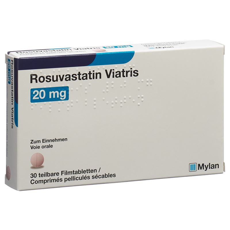 ROSUVASTATIN Viatris Filmtabl 20 mg 30 Stk