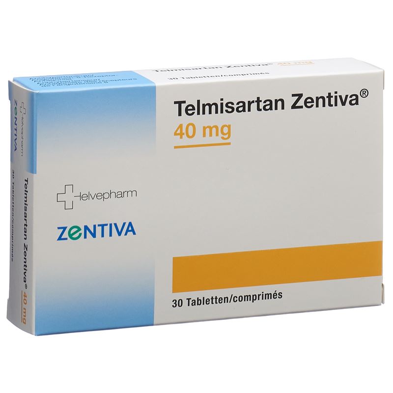 TELMISARTAN Zentiva Tabl 40 mg 30 Stk