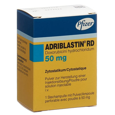 ADRIBLASTIN RD Trockensub 50 mg Durchstf