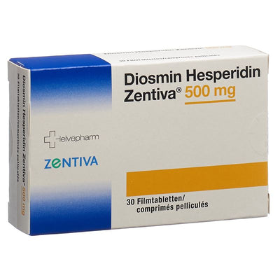 DIOSMIN HESPERIDIN Zentiva Filmtabl 500 mg 30 Stk