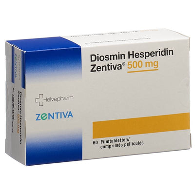 DIOSMIN HESPERIDIN Zentiva Filmtabl 500 mg 60 Stk