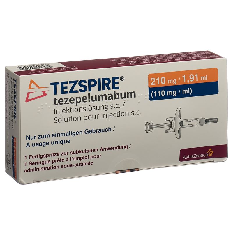 TEZSPIRE Inj Lös 210 mg/1.91ml Fertspr 1.91 ml