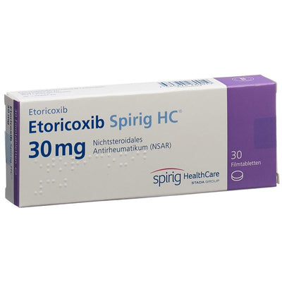 ETORICOXIB Spirig HC Filmtabl 30 mg 30 Stk