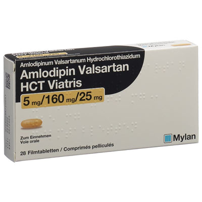 AMLODIPIN VALSARTAN HCT Viatris 5/160/25 28 Stk