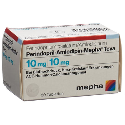 PERINDOPRIL Amlodipin-Mepha Teva 10/10mg 30 Stk