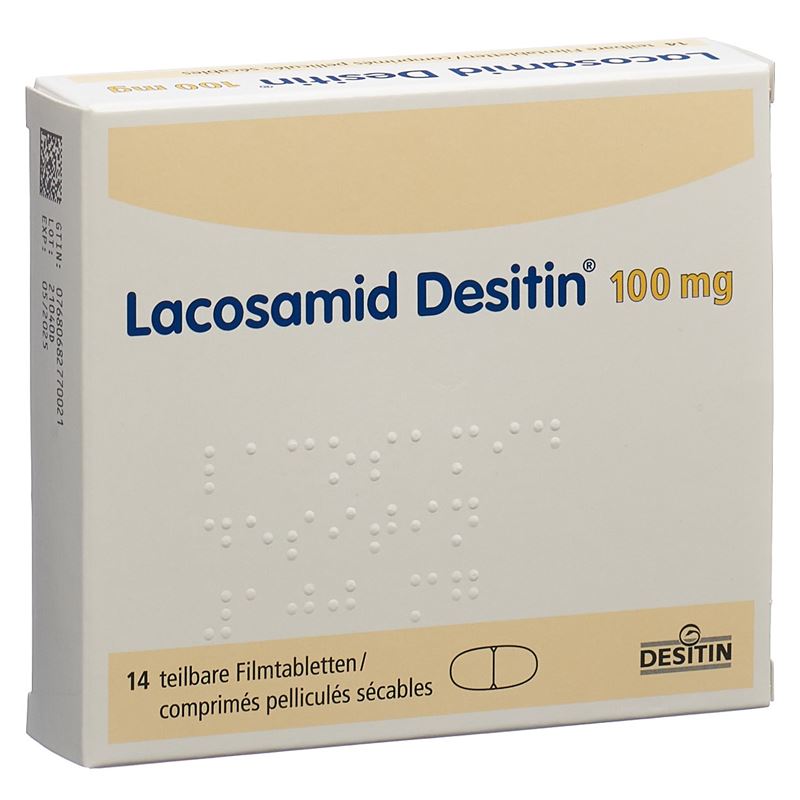 LACOSAMID Desitin Filmtabl 100 mg 14 Stk