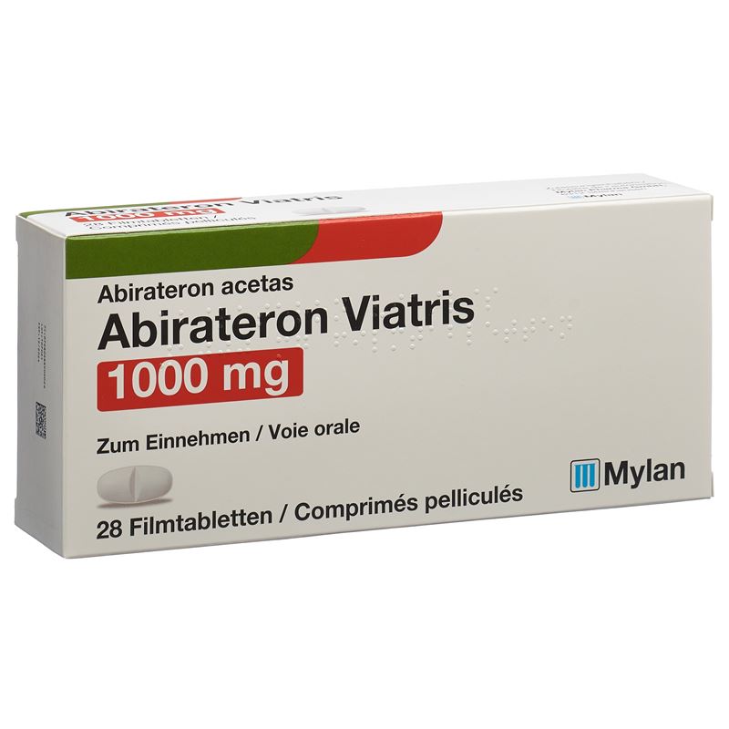 ABIRATERON Viatris Filmtabl 1000 mg 28 Stk