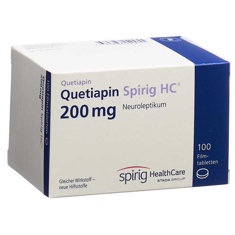 QUETIAPIN Spirig HC Filmtabl 200 mg 100 Stk