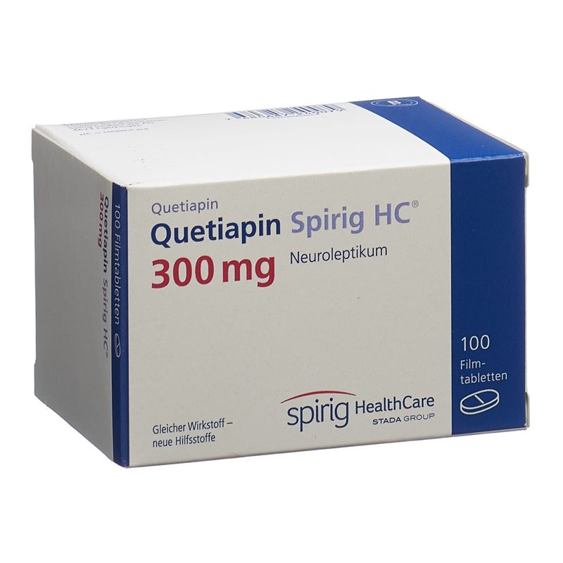 QUETIAPIN Spirig HC Filmtabl 300 mg 100 Stk