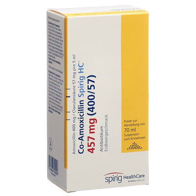 CO-AMOXICILLIN Spirig HC Plv 457 mg f Susp 70 ml