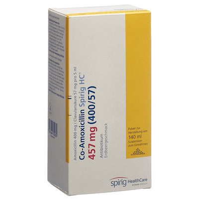 CO-AMOXICILLIN Spirig HC Plv 457 mg f Susp 140 ml