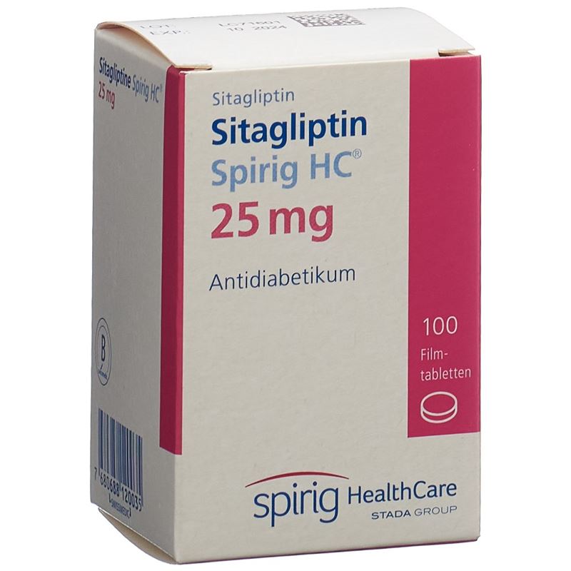 SITAGLIPTIN Spirig HC Filmtabl 25 mg Ds 100 Stk