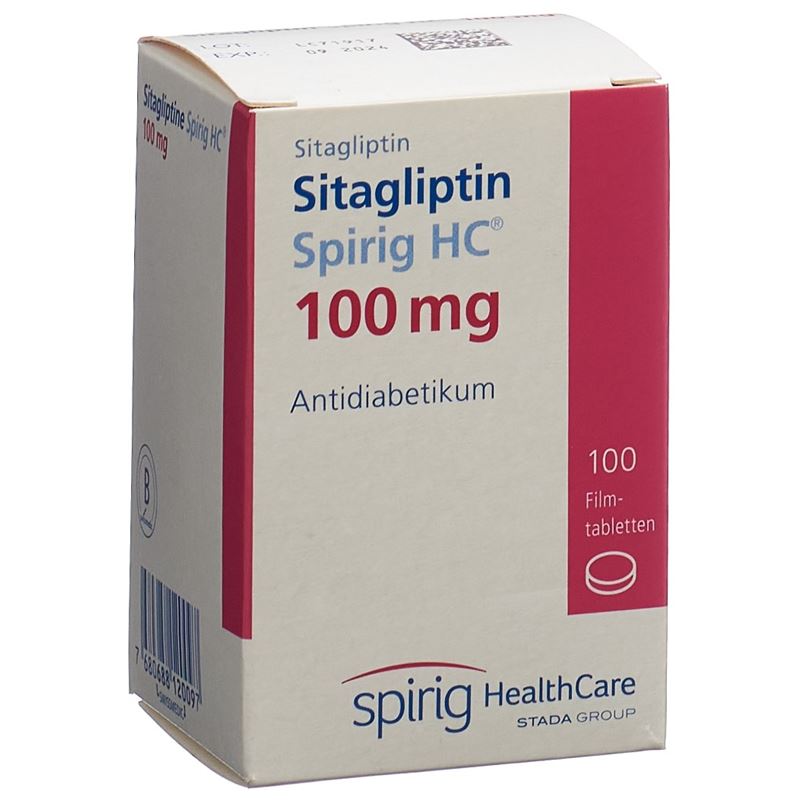 SITAGLIPTIN Spirig HC Filmtabl 100 mg Ds 100 Stk