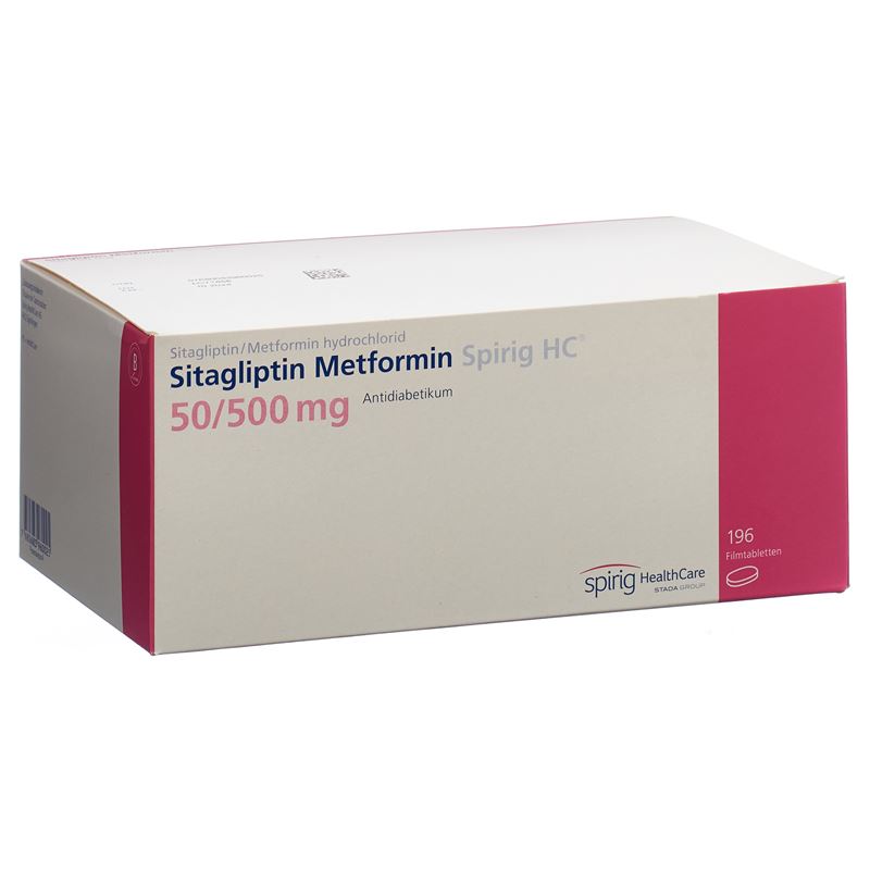 SITAGLIPTIN Metfor Spirig HC 50/500mg 196 Stk