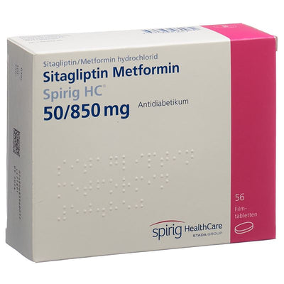 SITAGLIPTIN Metfor Spirig HC 50/850mg 56 Stk