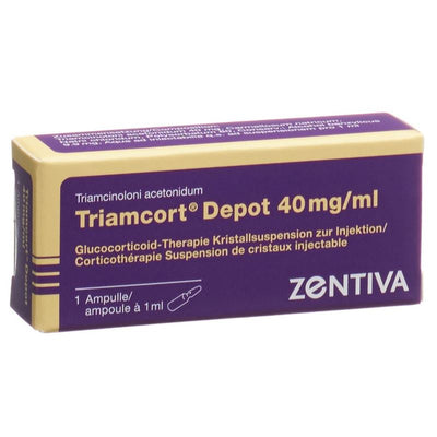 TRIAMCORT Depot Krist Susp 40 mg/ml Amp 1 ml